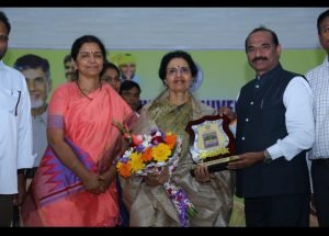 Visit of Smt. Nara Bhuvaneswari to Dravidian University – Interactive Session with Students