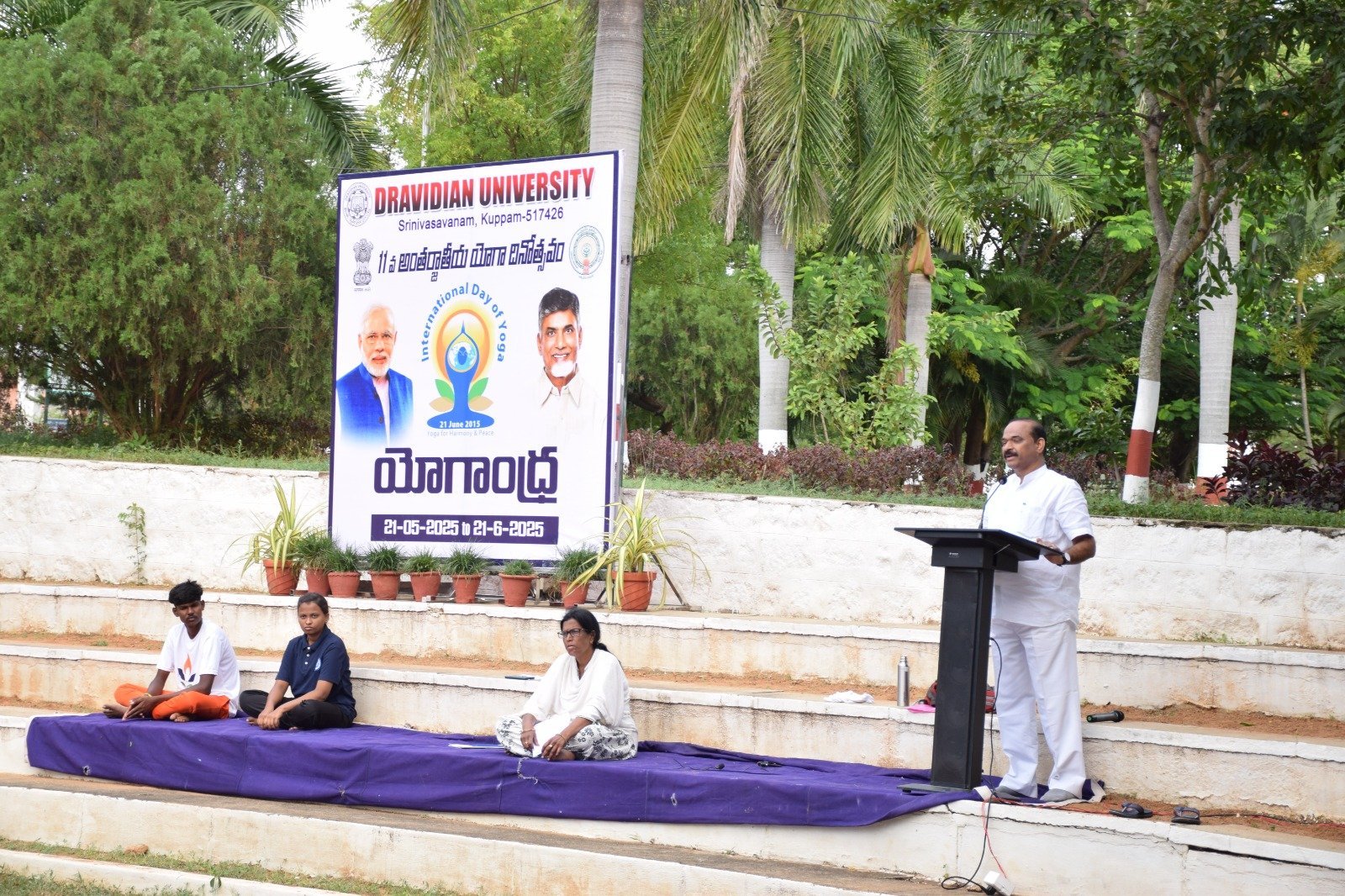 DU-Celebrates International Yoga Day